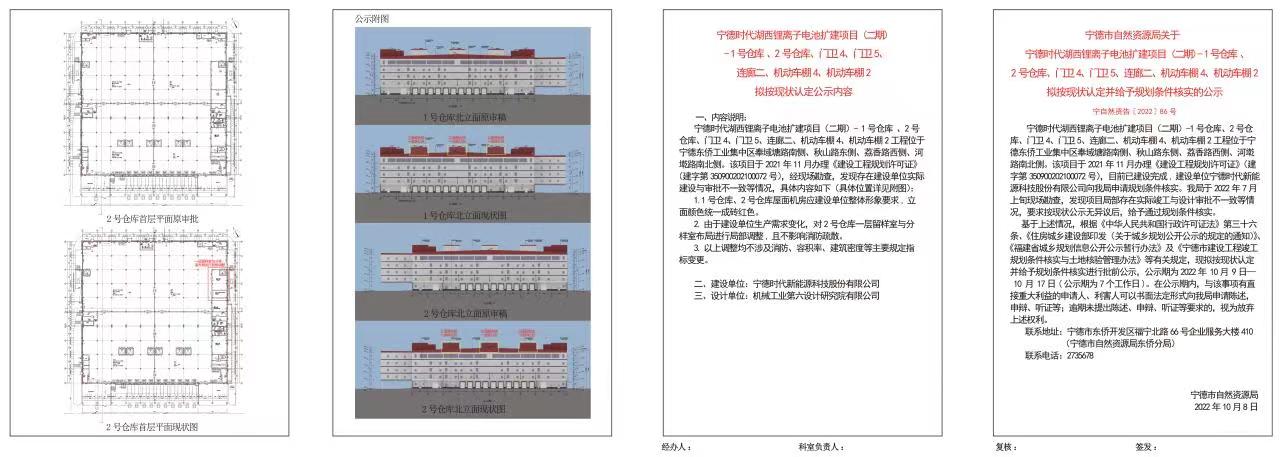 宁德时代湖西钜离子电建项目